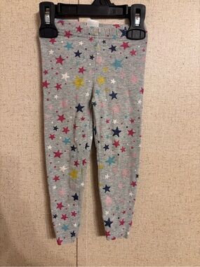 Carter's Grey Leggings with Multicolor Star Print 2T